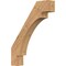 Ekena Millwork 5 1/2"W x 28"D x 36"H Merced Smooth Knee Brace, Western Red Cedar BRC06X28X36MRC00SWR - alternate 1